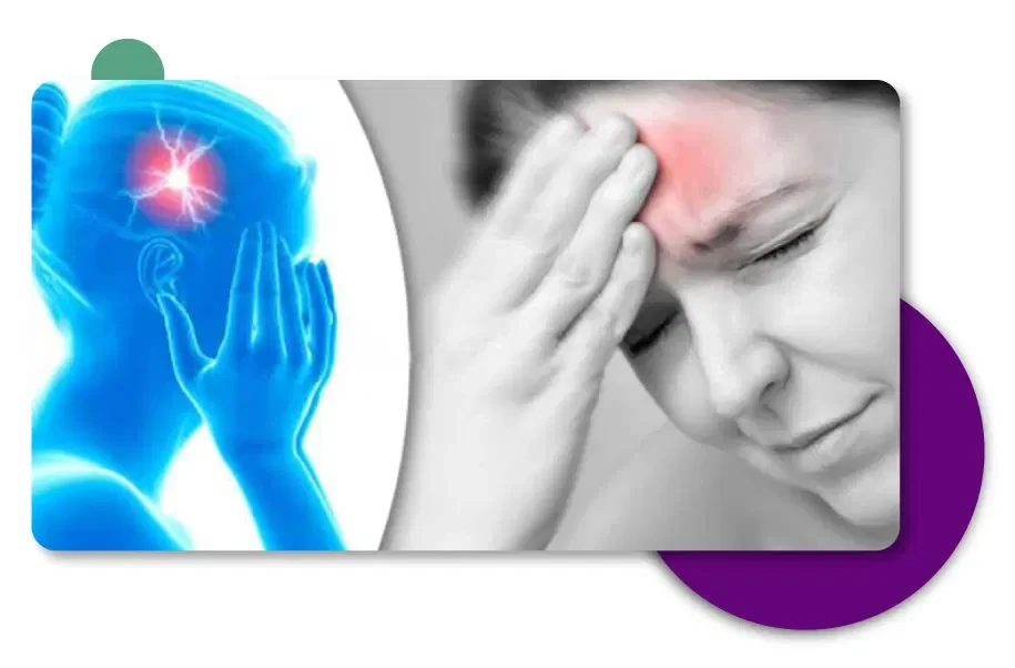 Brain tumor symptoms - severe headache and head pain warning sign