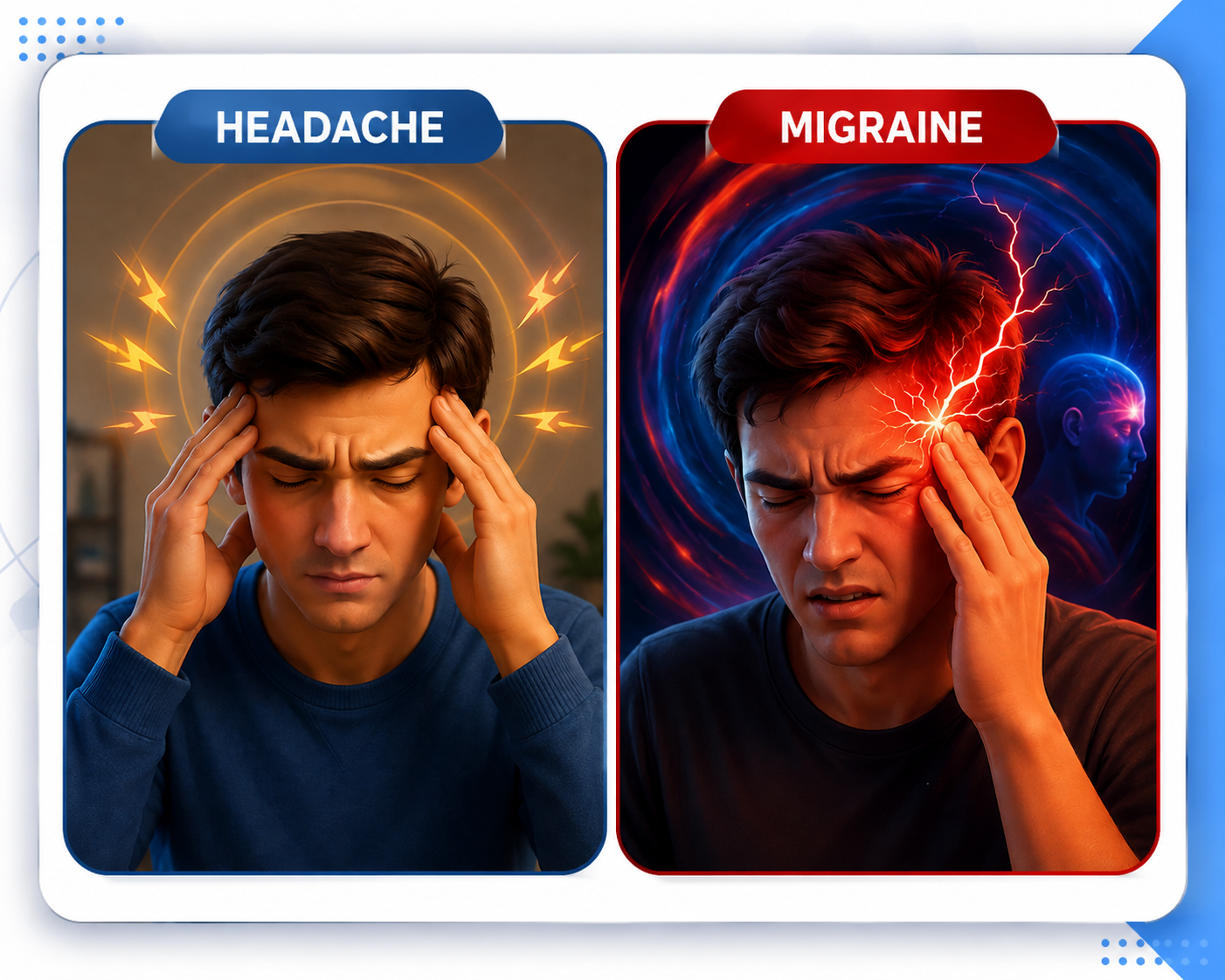 Chronic Headache vs Migraine Comparison